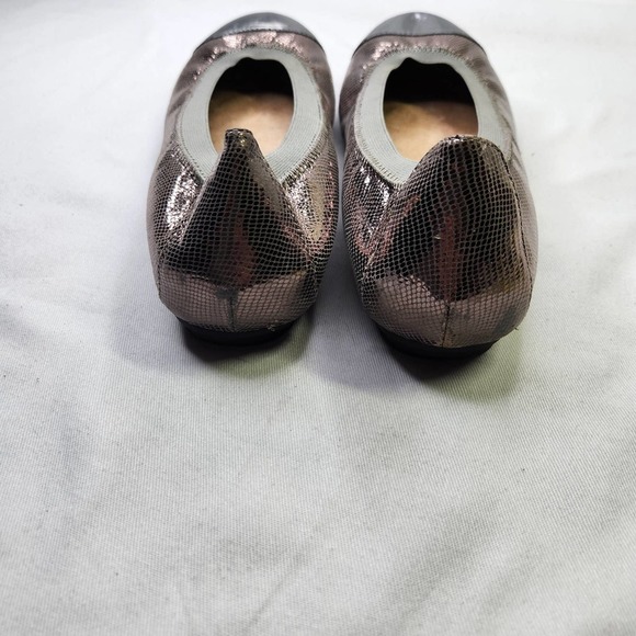 Vionic Allora Ballet Flat Orthotic Shoes Womens Size 7.5 gray Bronze Leather - Picture 7 of 11